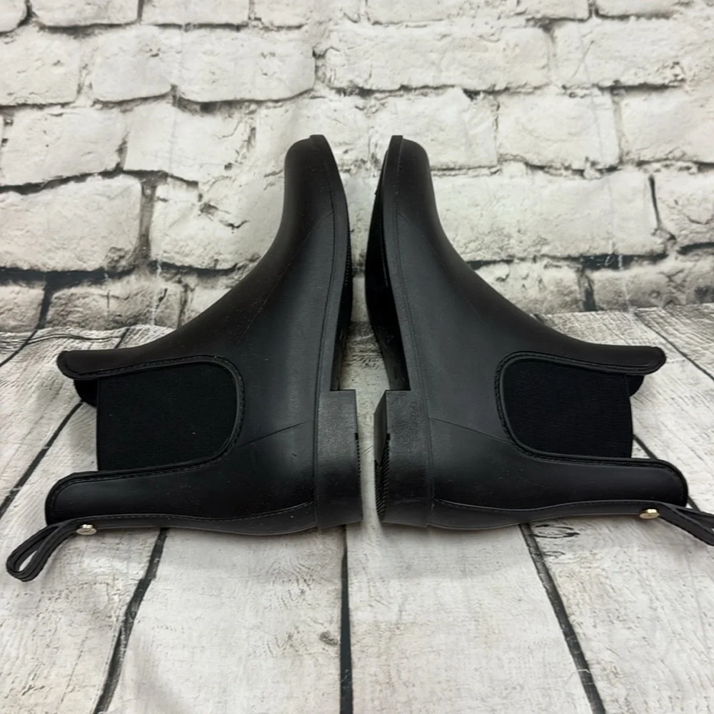 Sam Edelman Black Chelsea Rain Boot